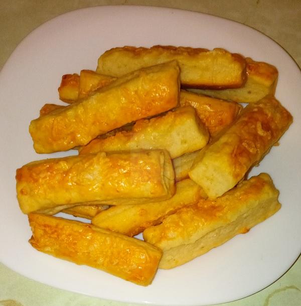 Sajtos rúd recept